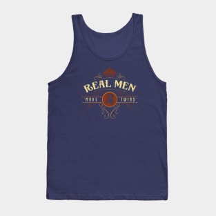 Real men make twins Tank Top